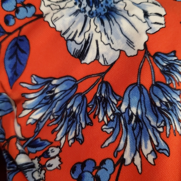 Tommy Hilfiger Orange Floral Jumpsuit - Picture 7 of 7